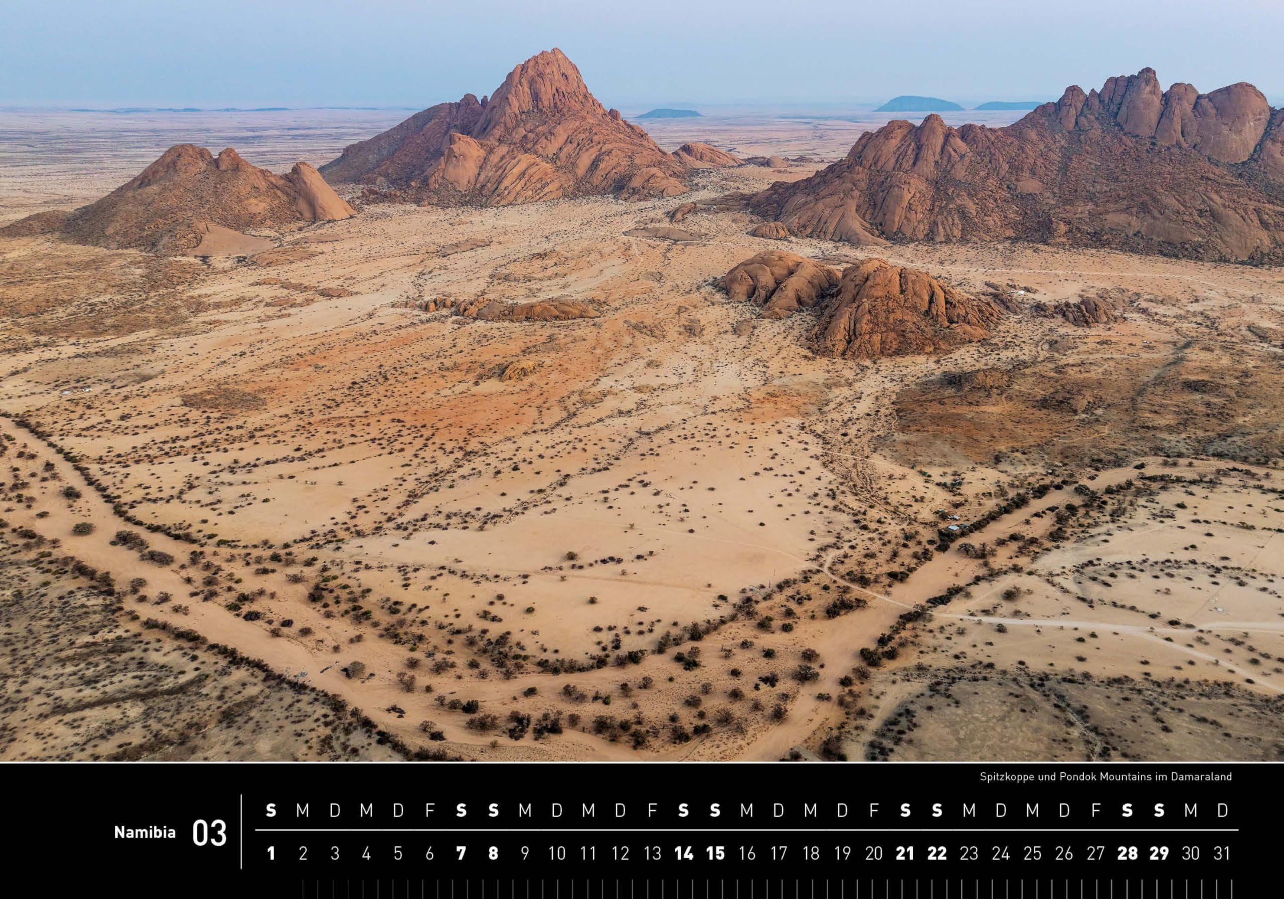 Namibia Premiumkalender 2026 (360° Premiumkalender 2026: Format 50 x 35 cm)
