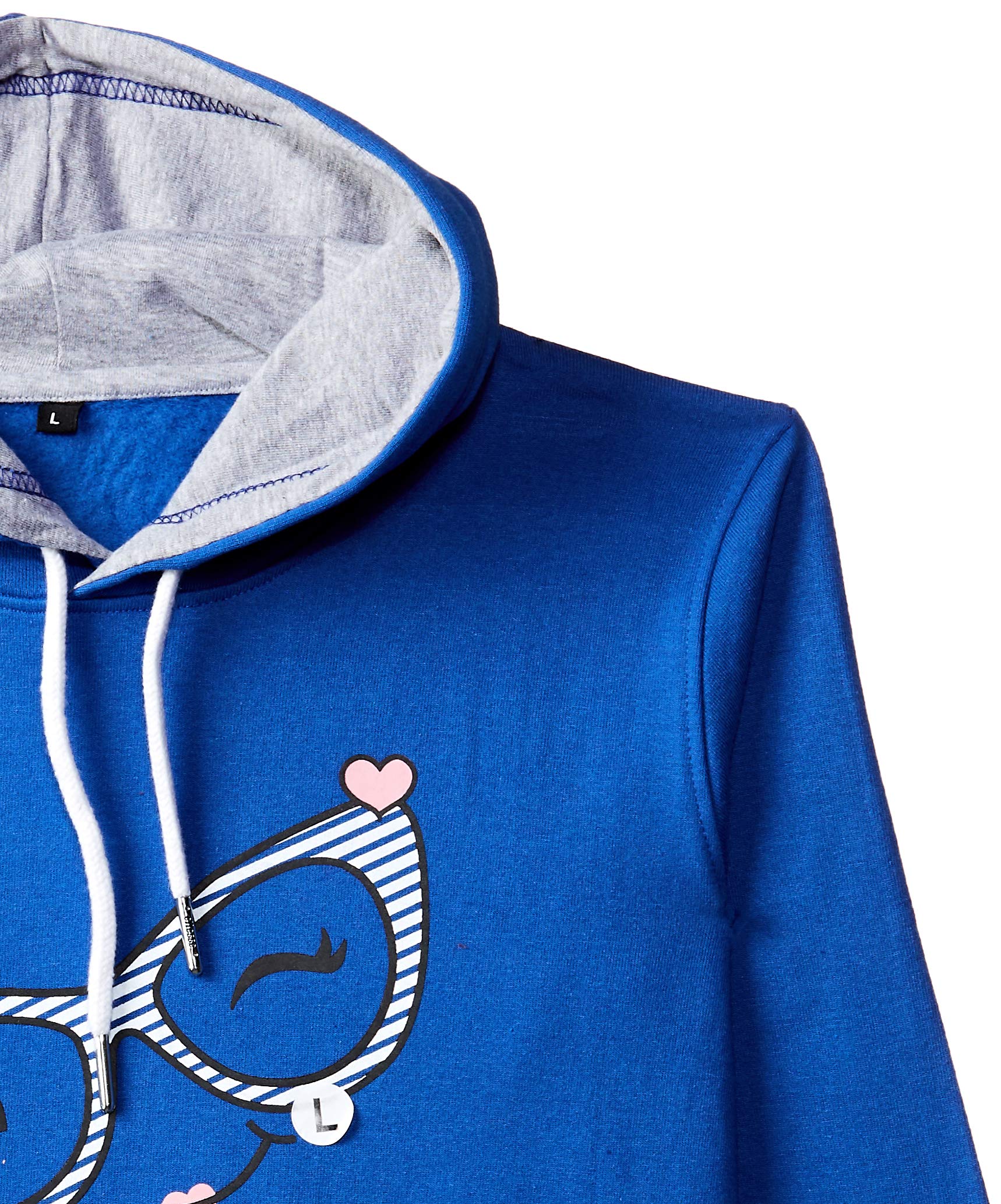 T2F Unisex-Child's Cotton Hooded Neck Sweat shirt (BYS-SS-07_Multicolor_9-10 Years_Blue_9 Years-10 Years) 1