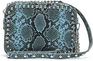 Borsa a tracolla Con Catena, Stampa Pitone