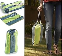 Vista 2 de Trekmate - Hamaca brasileña de lona de algodón transpirable para una sola persona, para camping, equipo al aire libre, mochila, senderismo, caza