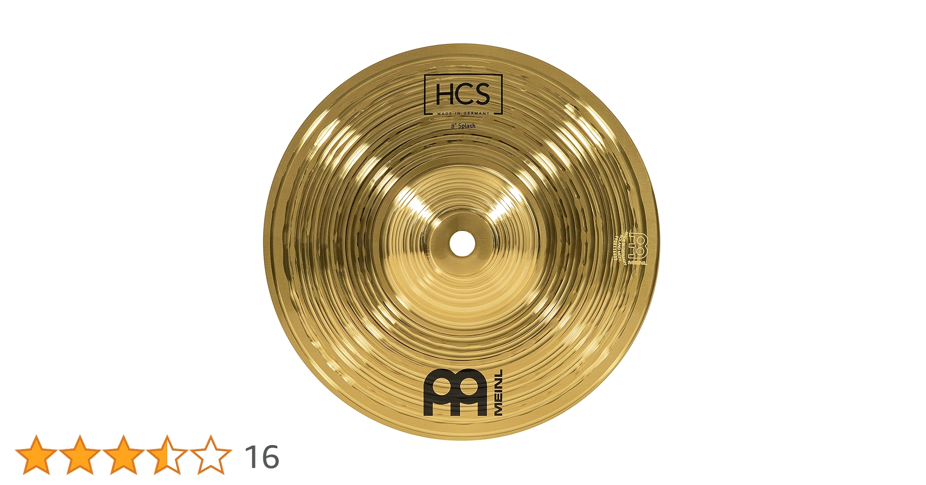 Amazon | MEINL マイネル HCS シリーズ スプラッシュシンバル 8