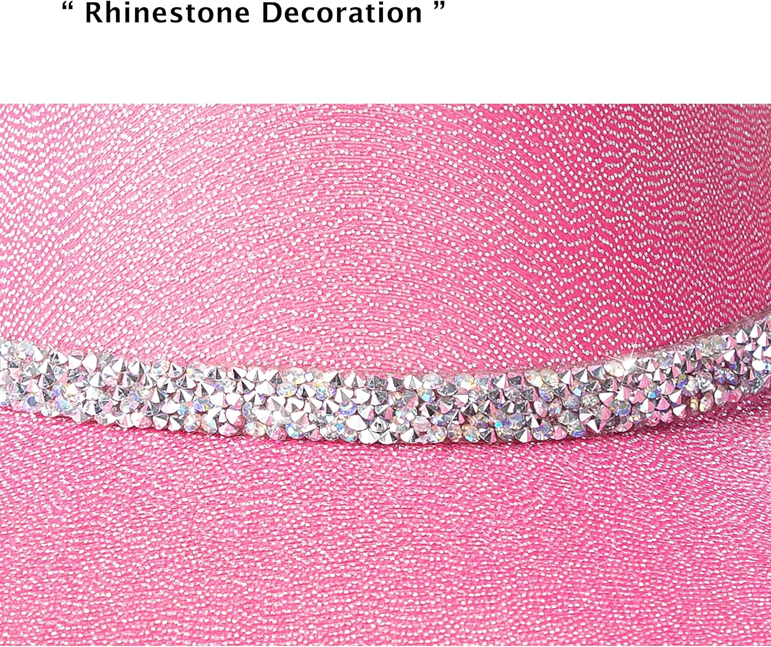 Lisianthus Glitter Cowboy Hat for Women and Men Party Disco Cowgirl Hat - Image 4