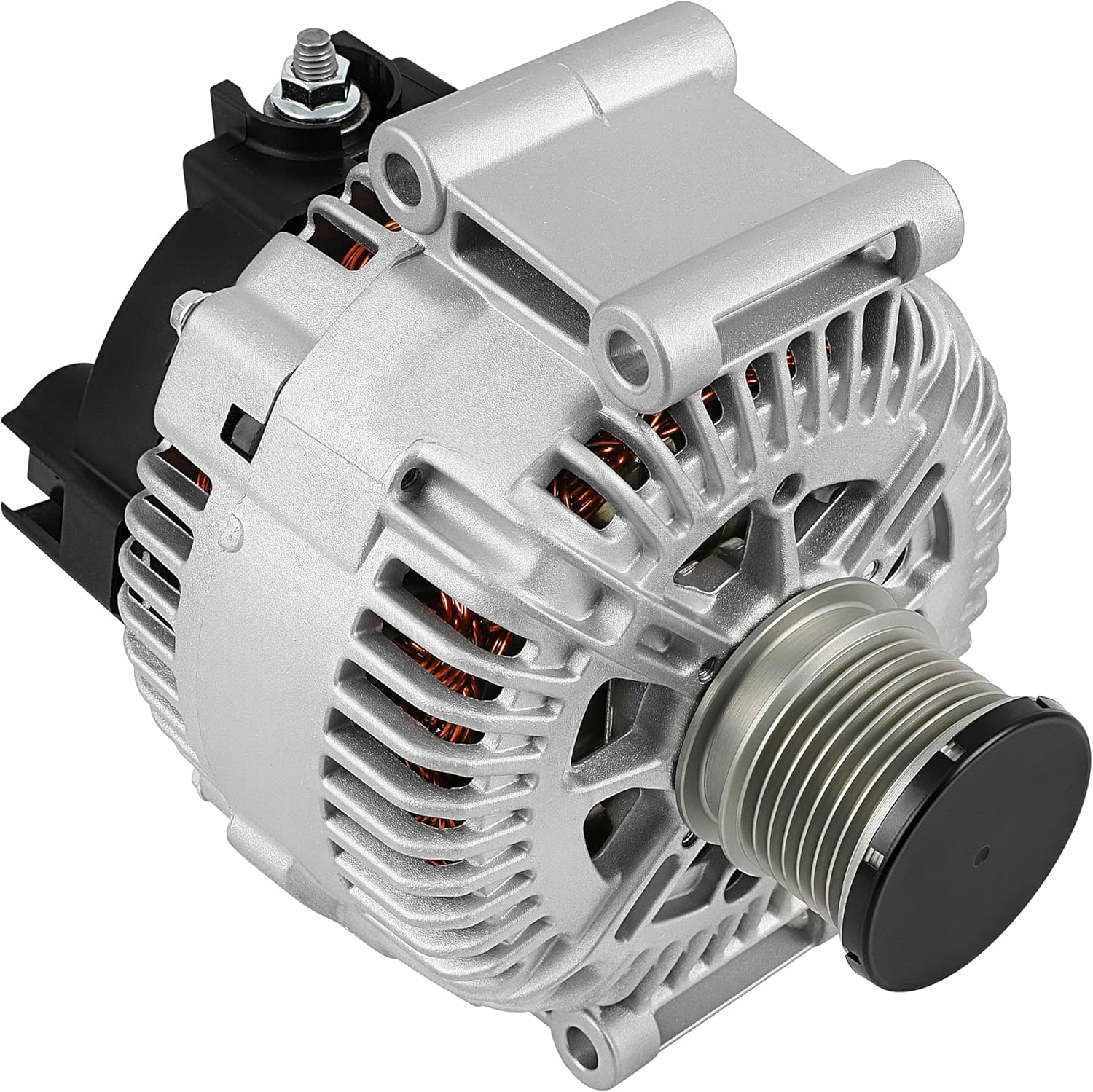 180A SCITOO Alternator New for Dodge for Sprinter 2500 3.0L 2007-2009,for Mercedes-Benz for R350 3.0L 2010-2012, for Sprinter 2500 3.0L 10-18, for Sprinter 3500 3.0L 10-18 12V CW SC7 Ref: 04801250AA