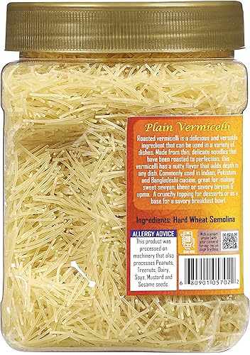 Miniatura 44 de Rani Vermicelli (fideos de trigo) 28 onzas (1.75 libras) 28.22 oz, paquete de 3 ~ Todo natural Vegano Sin OMG Origen indio