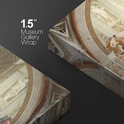 Miniatura 4 de wall26 Lienzo impreso para pared, diseño de la escuela de Atenas por Raphael People, ilustraciones históricas, bellas artes, tradicional, escénico,