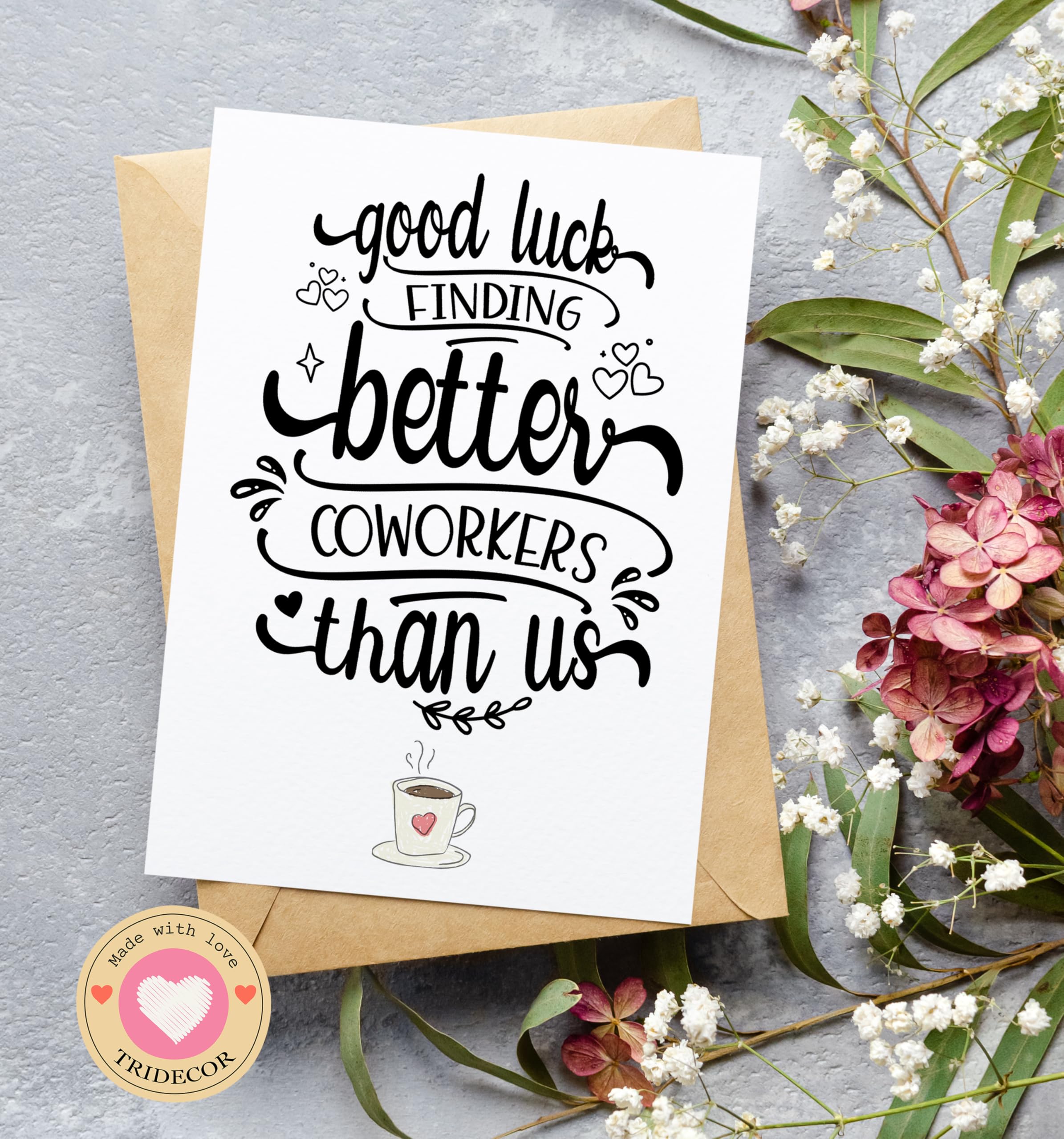 Good Luck Greeting Card - Inspirational New Chapter Card For Graduates, Coworkers, Retirees, 8"x5.3" With Envelope