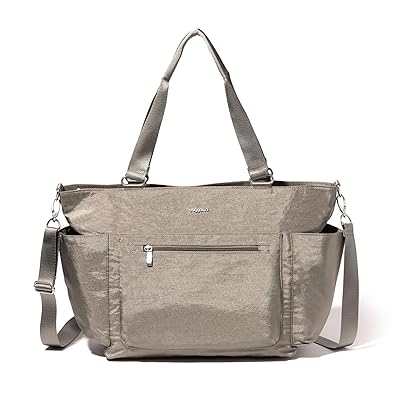 Baggallini Modern Avenue Tote Tote Handbags Sterling Shimmer, Polyester