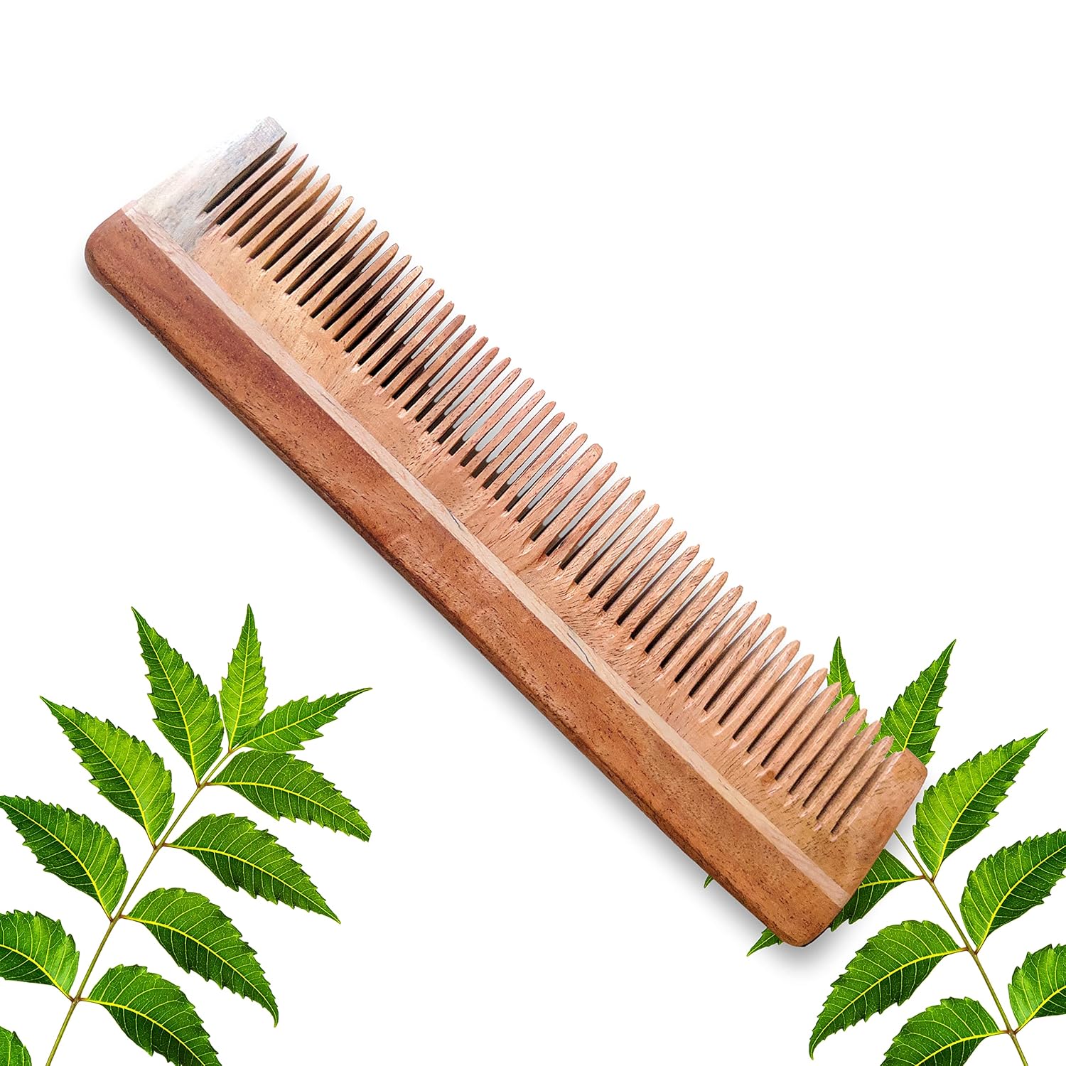 Buy Patvy Neem wooden comb for hair growth and healthier scalp