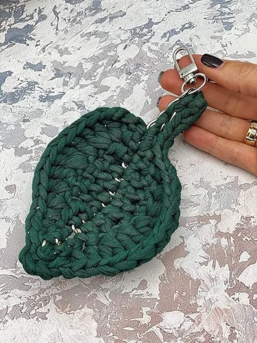 Miniatura 4 de Hilo de algodón para camiseta, 0.197-0.276 in para ganchillo, tejido, macramé, manualidades de bricolaje, 110 yardas, algodón suave para bolsos,