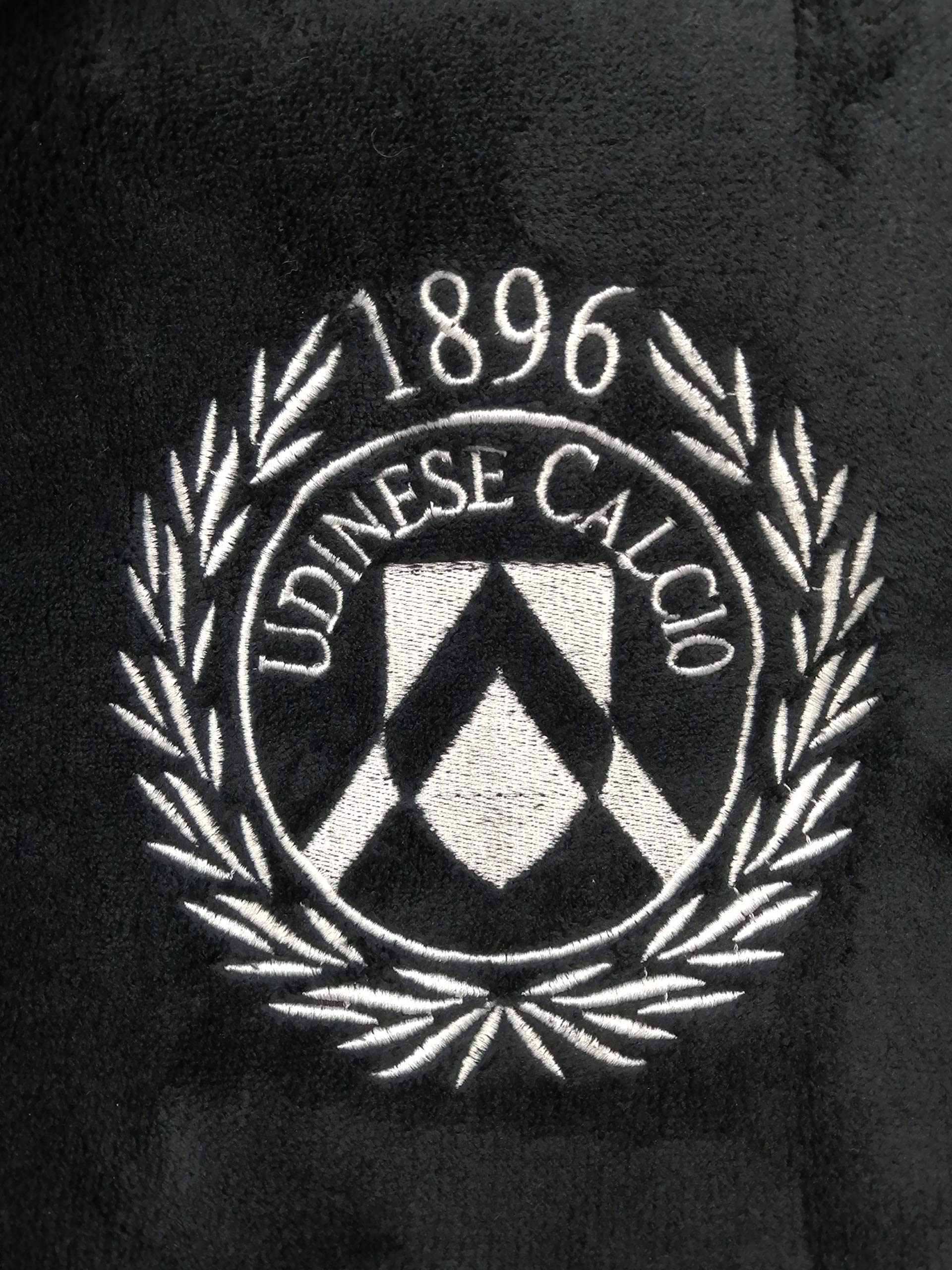 Udinese Calcio 1896 Prodotto Ufficiale Coperta Plaid Nero, taglia unica
