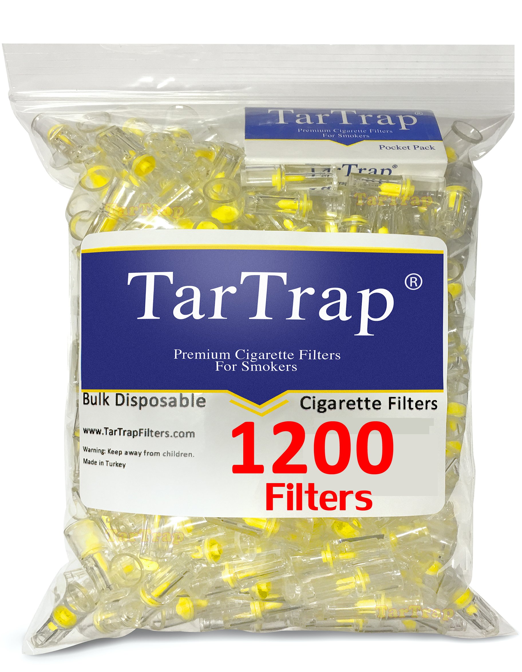 tar trap cigarette filters Amazon.com: TarTrap 1500 Filters | 4 Free Lighters | Premium Cigarette  Filters | Fits Regular & King Size | Easy-to-Use, Enhanced Filtering