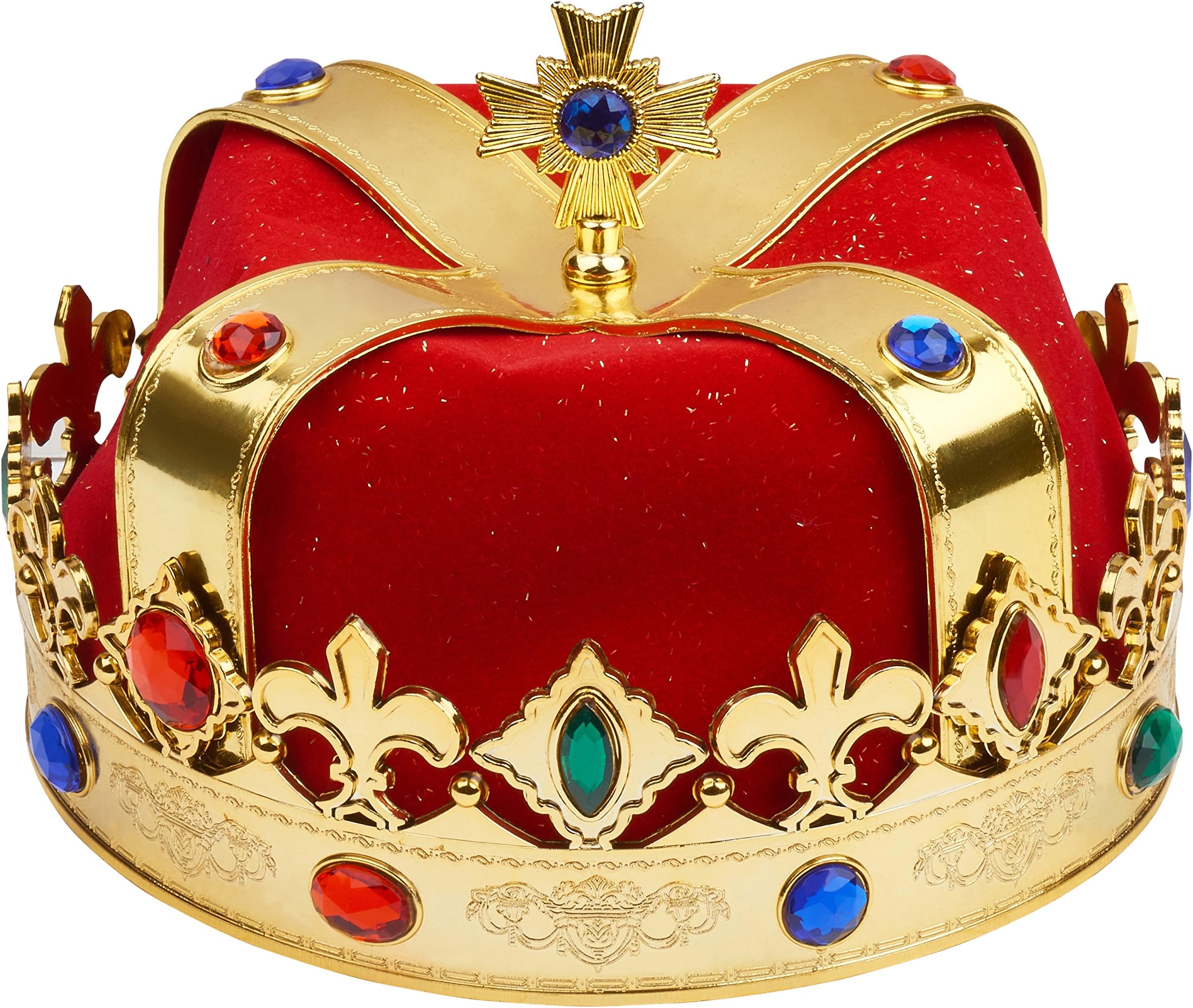 Royal Crown for King or Queen (Red)