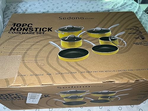 Juego de utensilios de cocina antiadherentes de 10 piezas