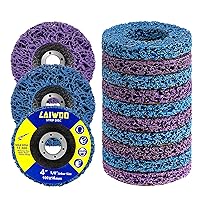 Vista 9 de Paquete de 10 discos de desbaste removedores de óxido, rueda de desbaste para amoladora angular, rueda de desbaste de pintura, discos abrasivos