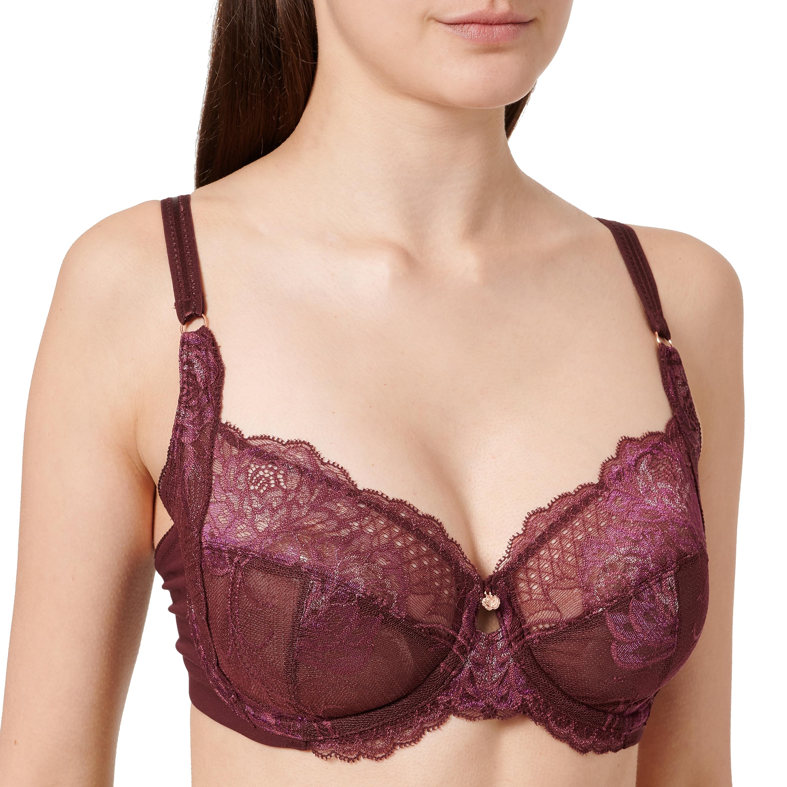 Triumph Women's Minimiser Bra, Claret, 38C