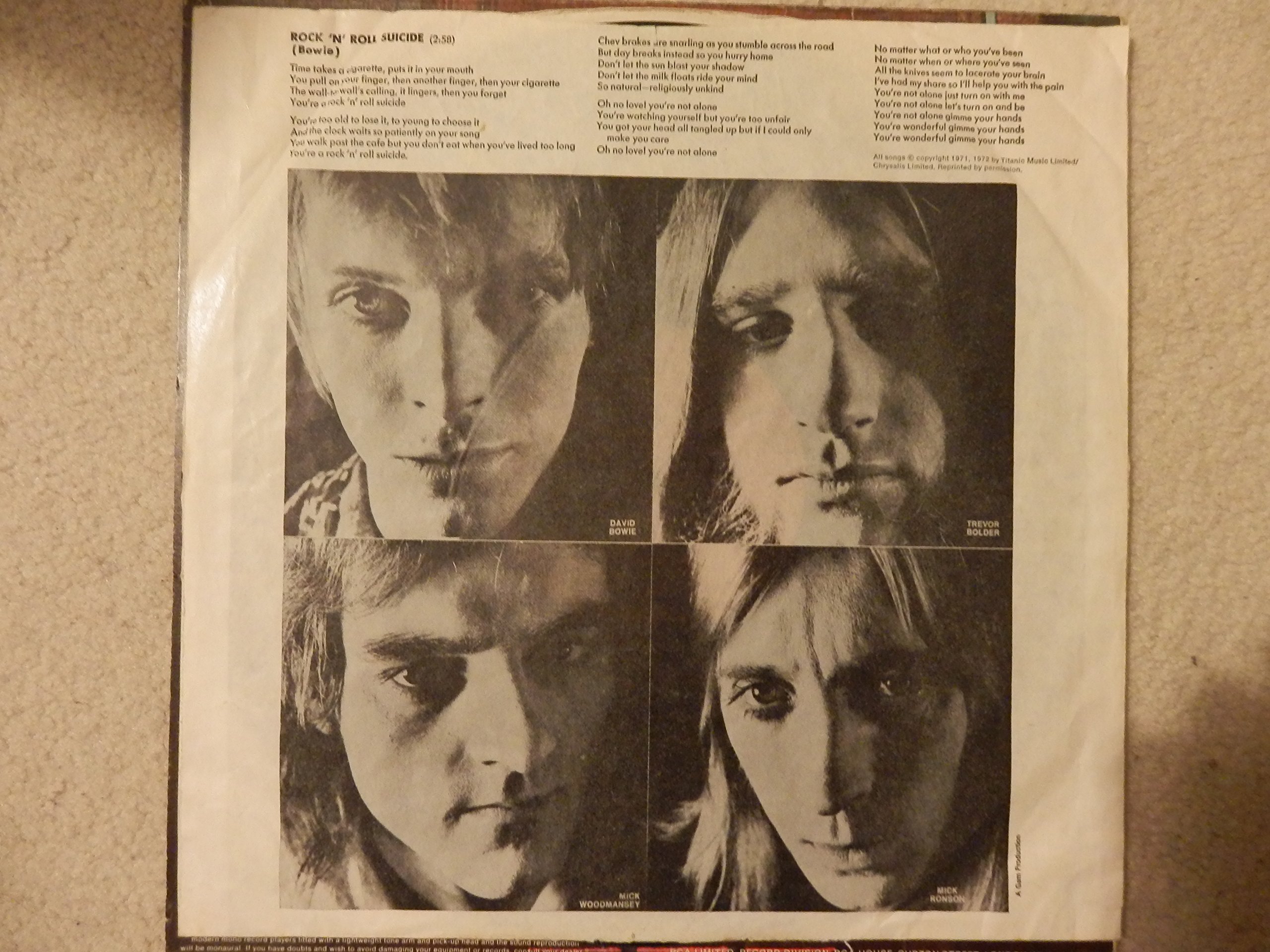 The Rise and Fall of Ziggy Stardust & the Spiders from Mars [VINYL]