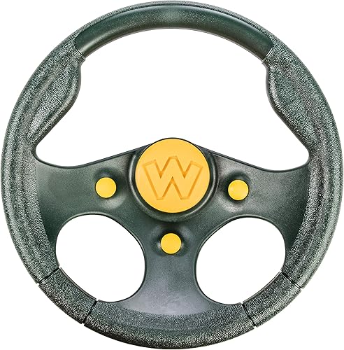 Jack and June Signature Playset - Rueda de carreras amarilla y verde hecha de material resistente y duradero