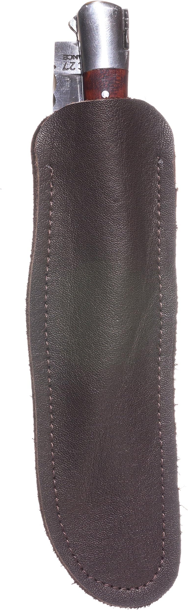 Premium Laguiole knife pouch | high quality leather | for lagiules knife | 14cm long 4cm wide | robust, light and great design
