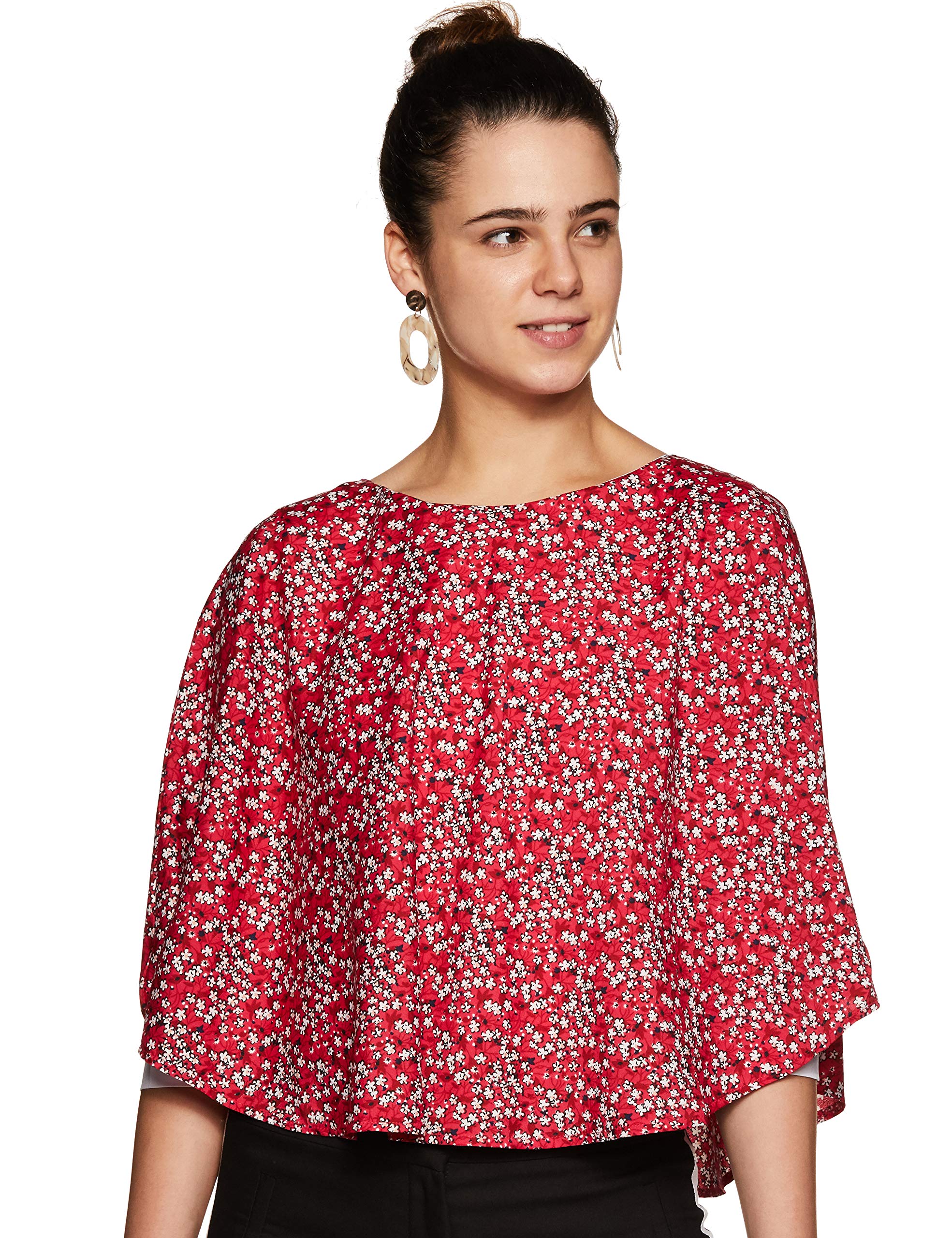 rare Women's Regular Fit Blouse (EP31340A-S_Pink S)-picture-14