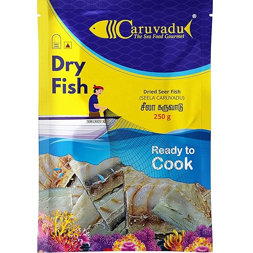 Seer , Seela Caruvadu , Vanjaram Meen caruvadu , Ready to Cook (250g)