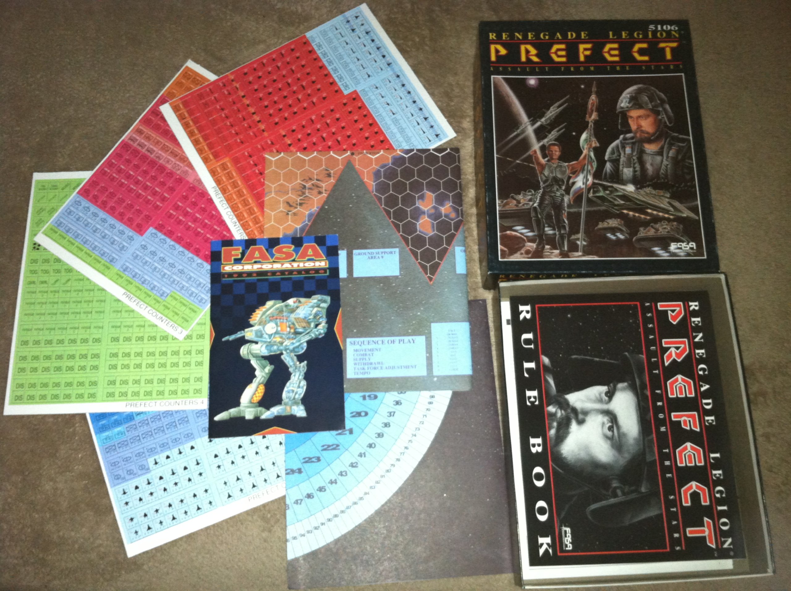 Jeu De Société Fasa Renegade Legion Prefet – Assaut Des étoiles, Neuf Sous Blister