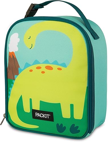 Miniatura 10 de PackIt® Fiambrera congelable con diseño de arco iris, fabricada con tecnología EcoFreeze®, plegable, reutilizable, cierre de cremallera con asa