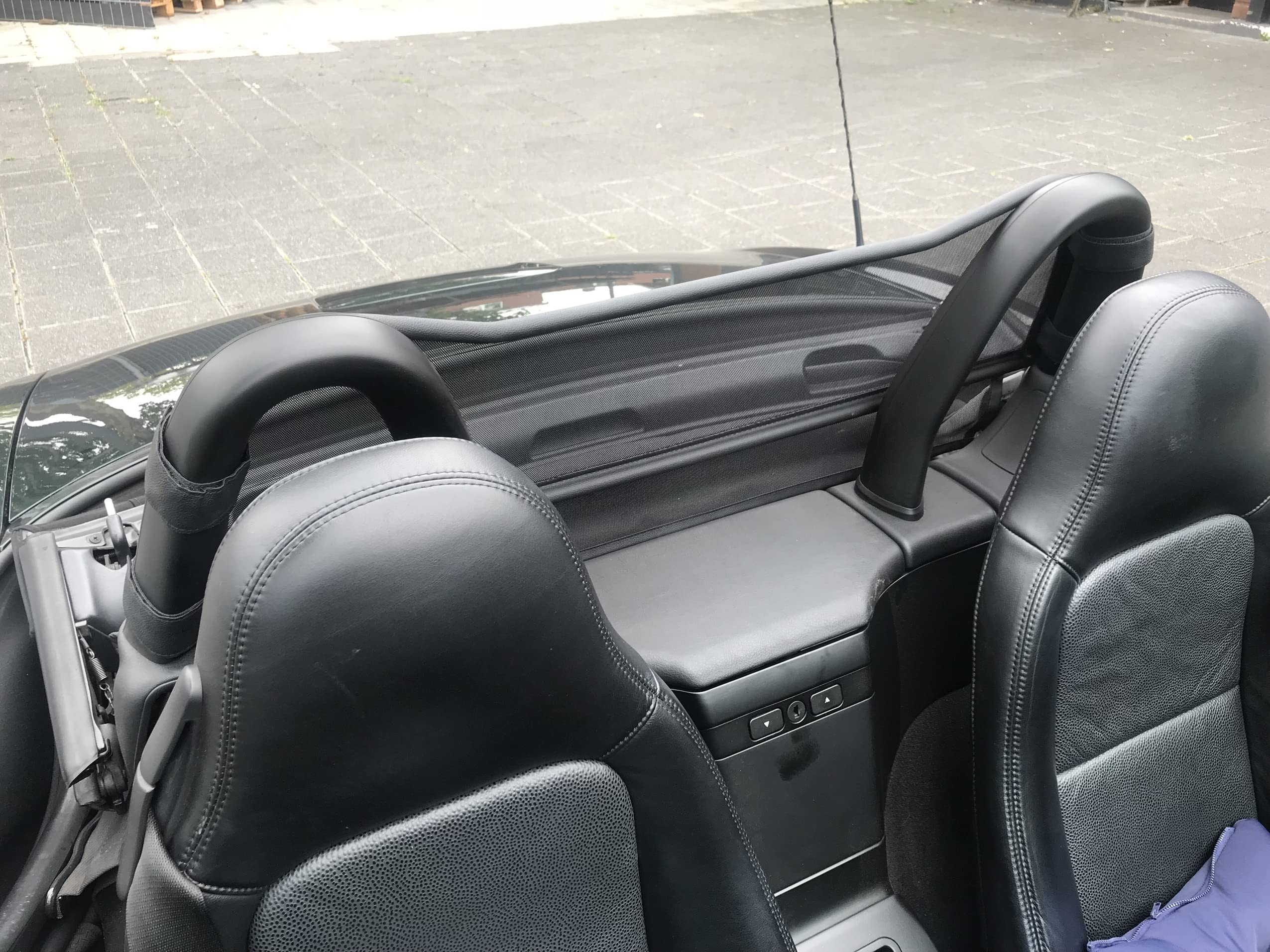 deflector de viento adecuado para BMW Z3 "M" si la barra antivuelco original está disponible