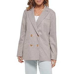 Levi's Women's Wool Blend Double Breasted Blazer