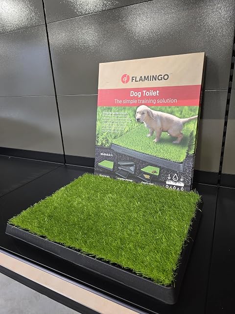 Foto 7 de 7 de Flamingo Toilet for Small and Large Dogs, 63 x 51 cm, Easy to Clean, Pet Training Mat, Suitable for Balcony