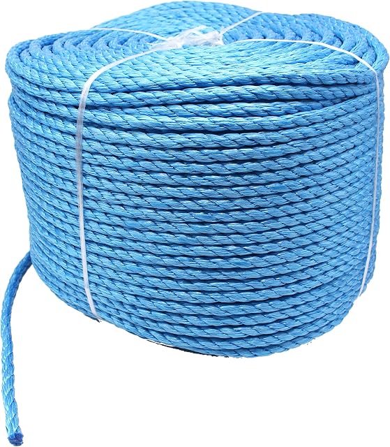 EAI Blue Rope General Purpose Polypropylene 10mm Diameter x 220 Metre Coil