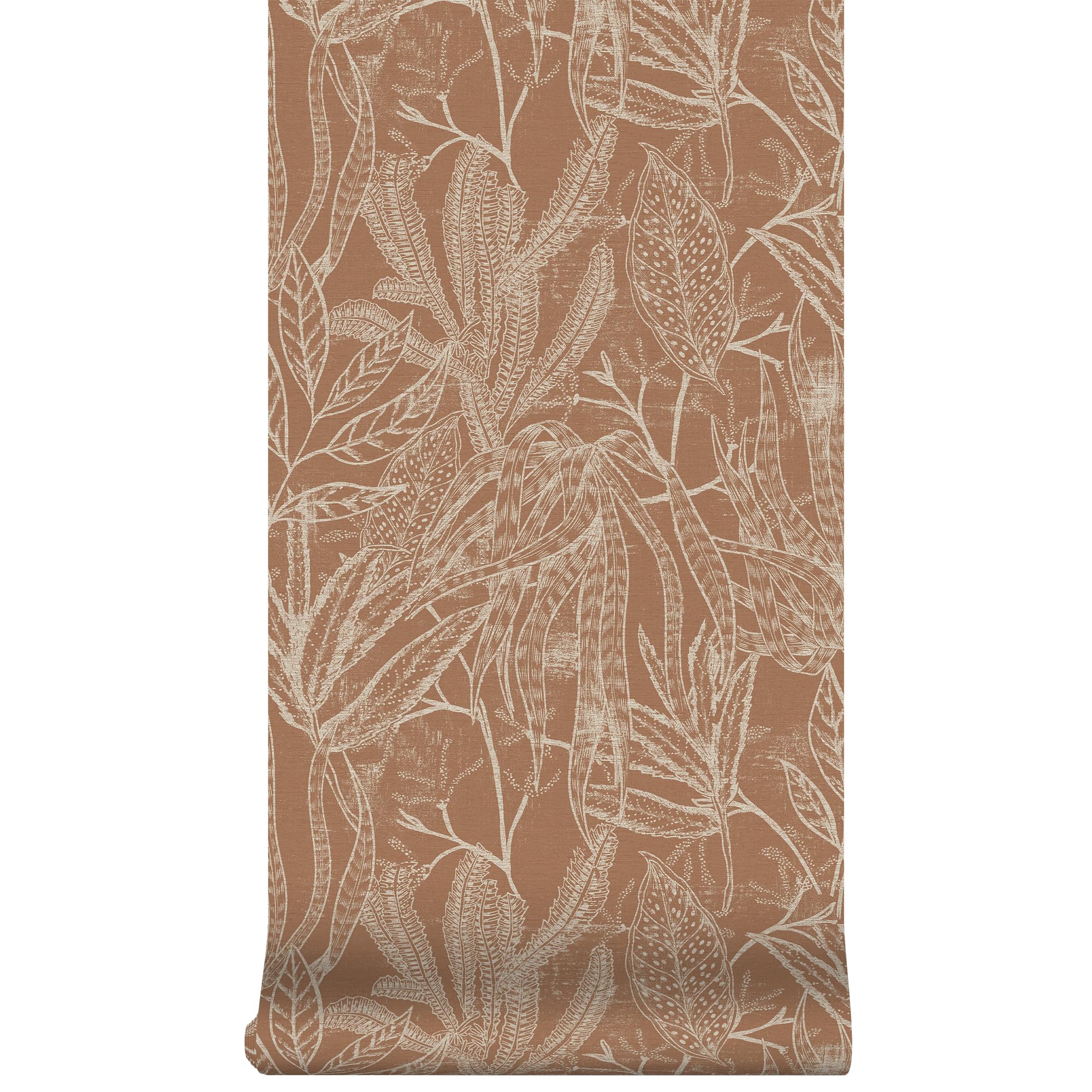Sublime Papier peint intissé Chaya 1005x52cm Terracotta