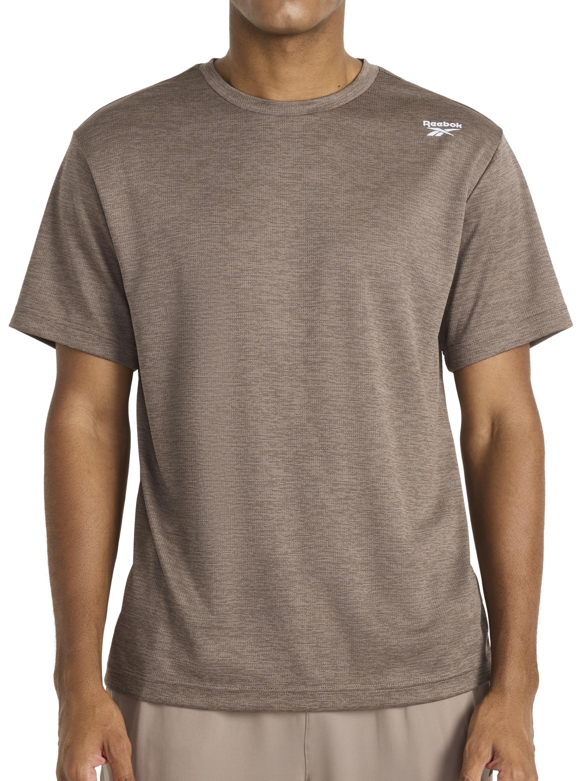 Men's Small Logo Short Sleeve Crewneck T-Shirt, Standard Fit, Breathable Lightweight Stre…