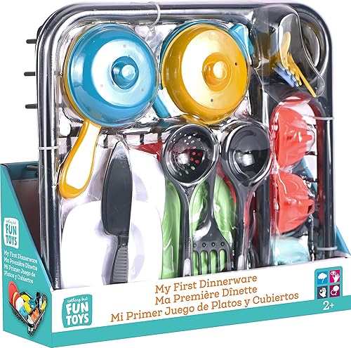 Miniatura 6 de My First Dinner - Juego de vajilla diseñado para niños a partir de 2 años, multicolor