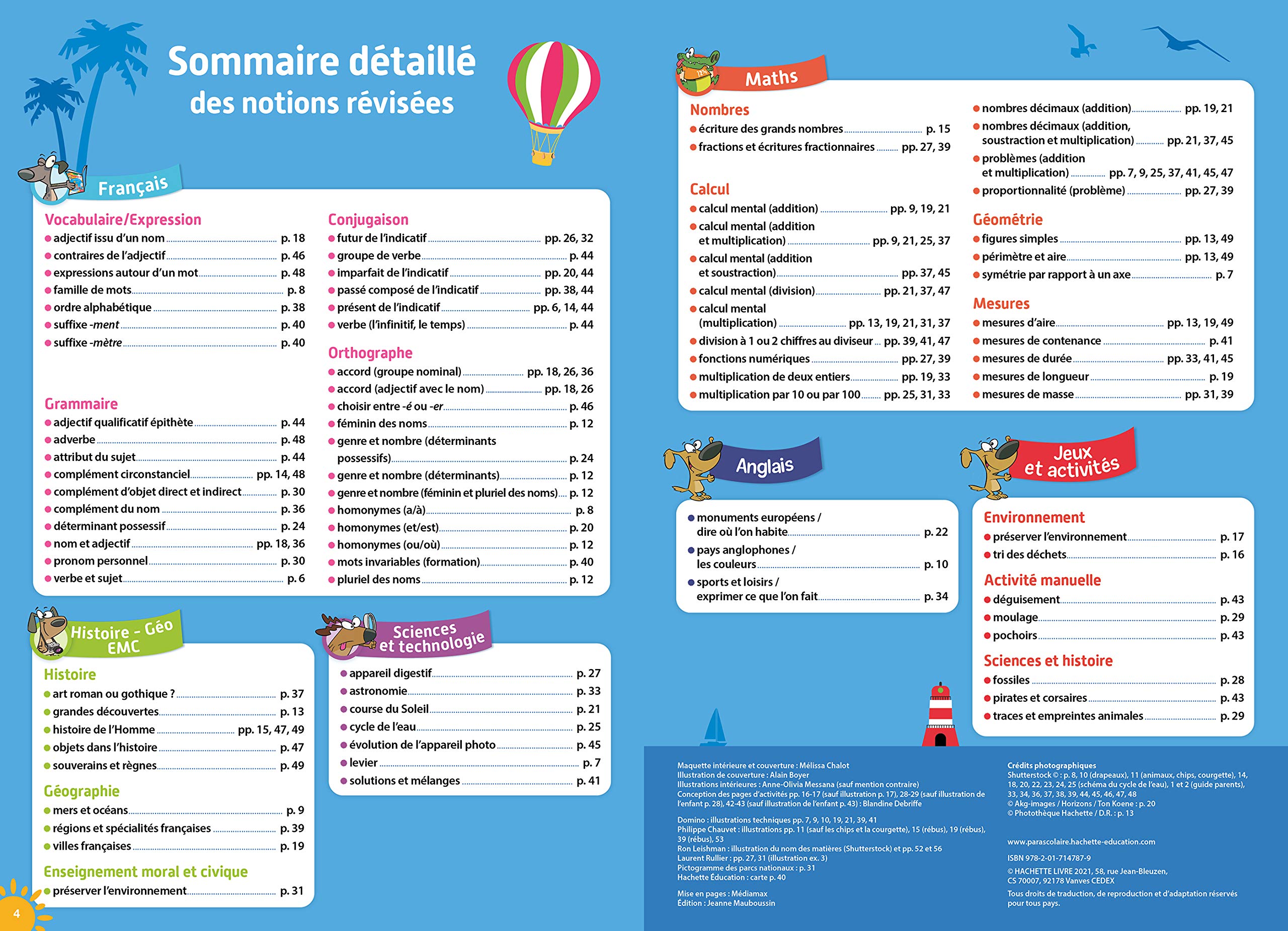 Passeport Toutes les matières du CM1 au CM2