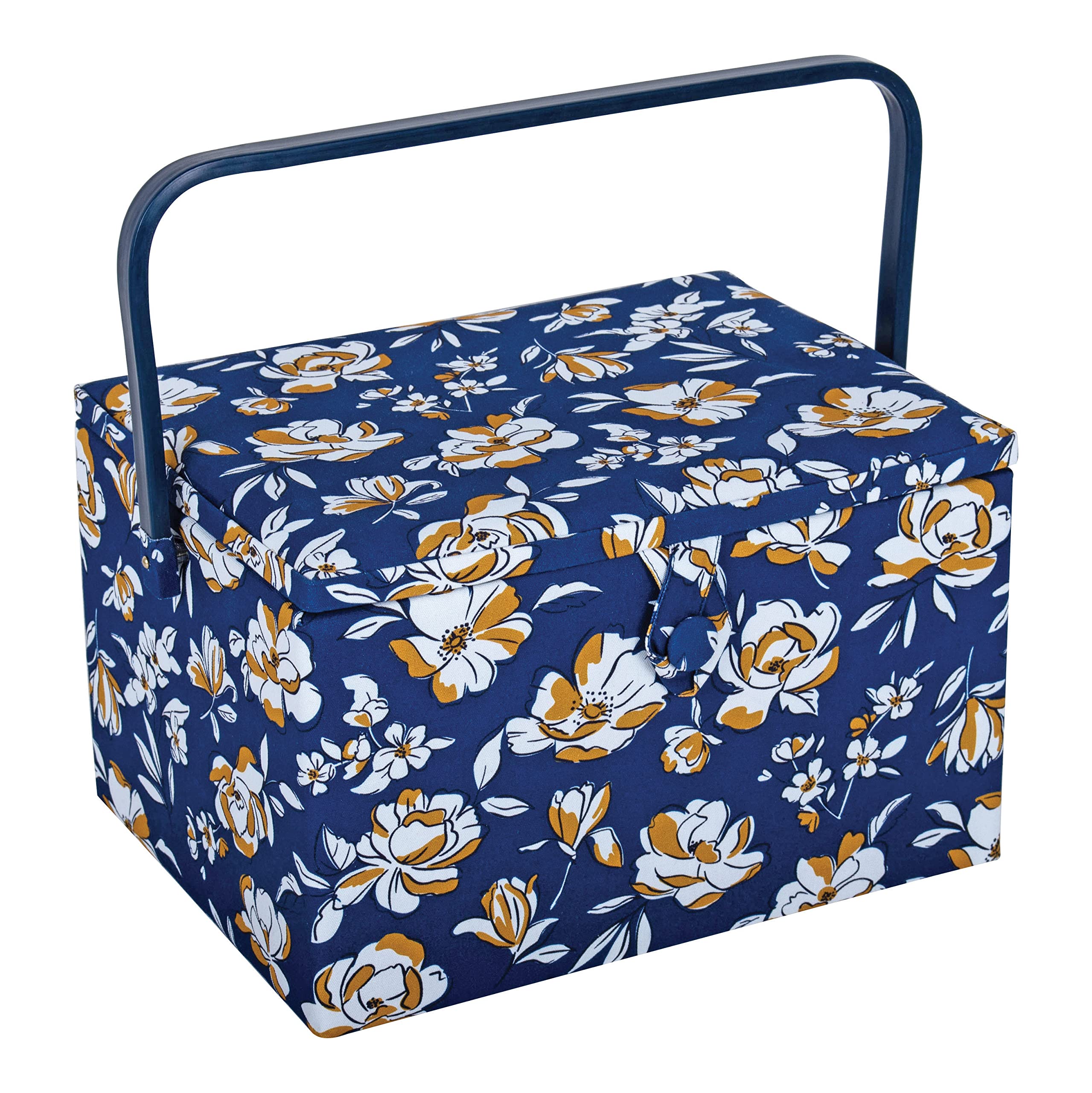 Hobby Gift Large Sewing Craft Hobby Storage Box, Autumn Floral