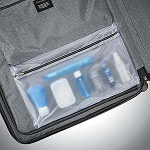 Samsonite Stryde 2 Hardside Expandable with Double Spinner Wheels, 2PC SET (22X14X9/LG), Stealth Black