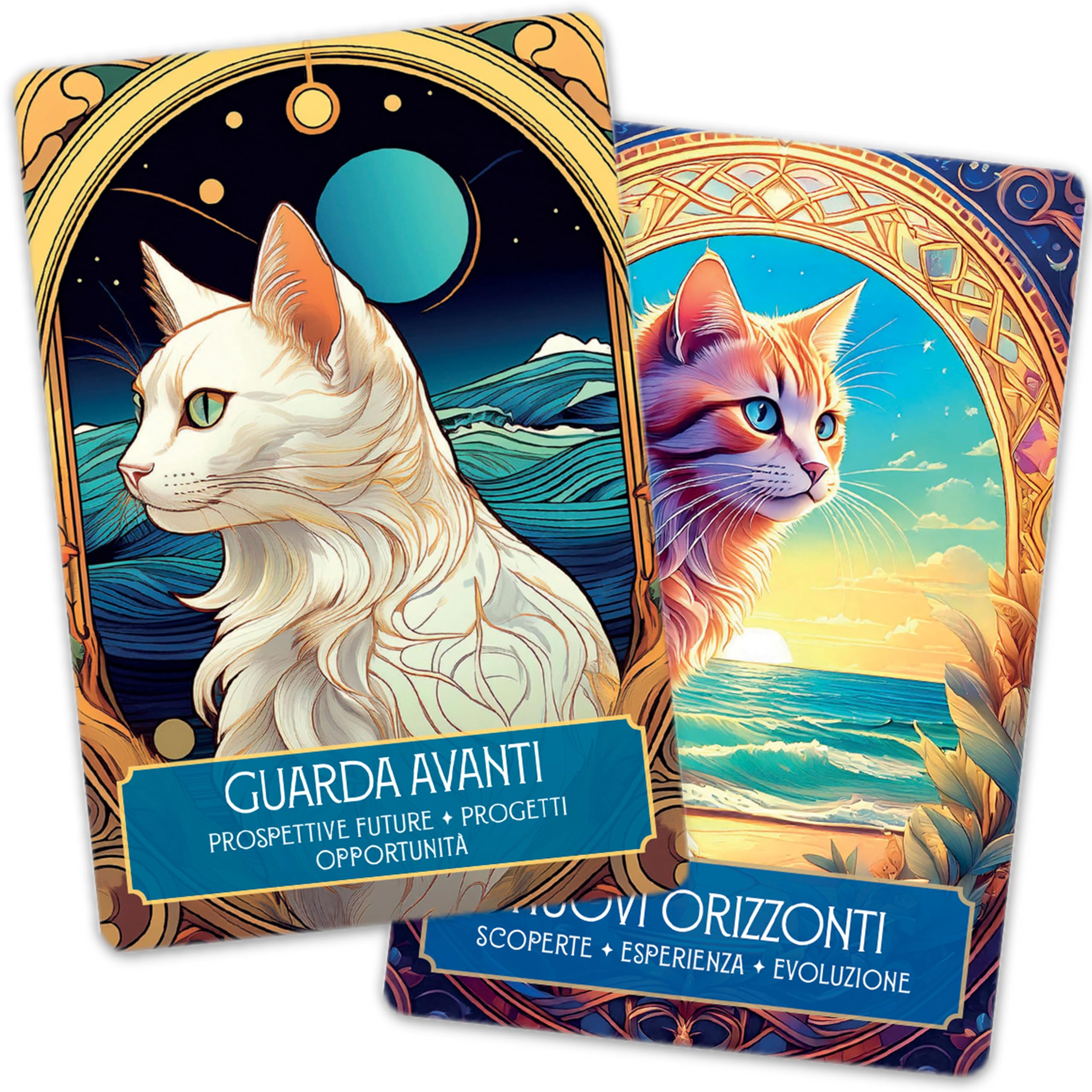 L'oracolo dei Gatti 44 Carte con Guida illustrata