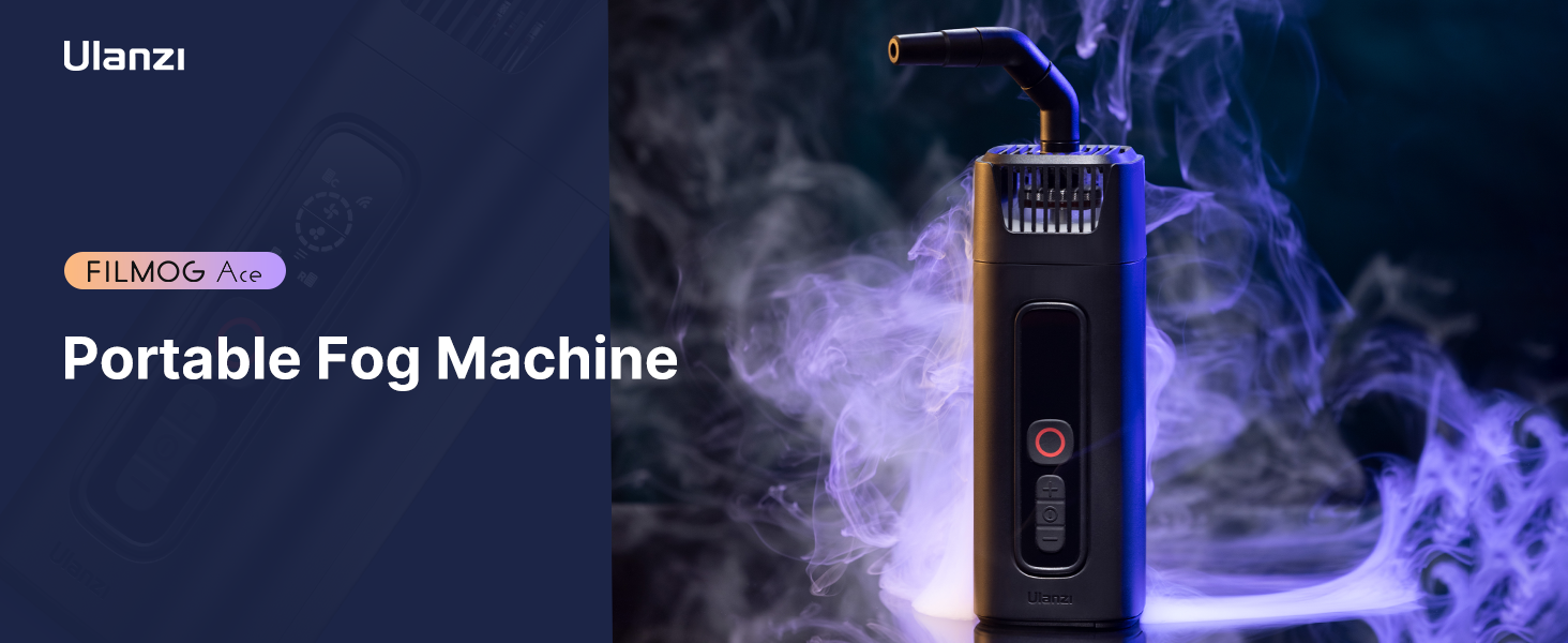 ULANZI FM01 FILMOG Ace Portable Fog Machine, Battery Powered