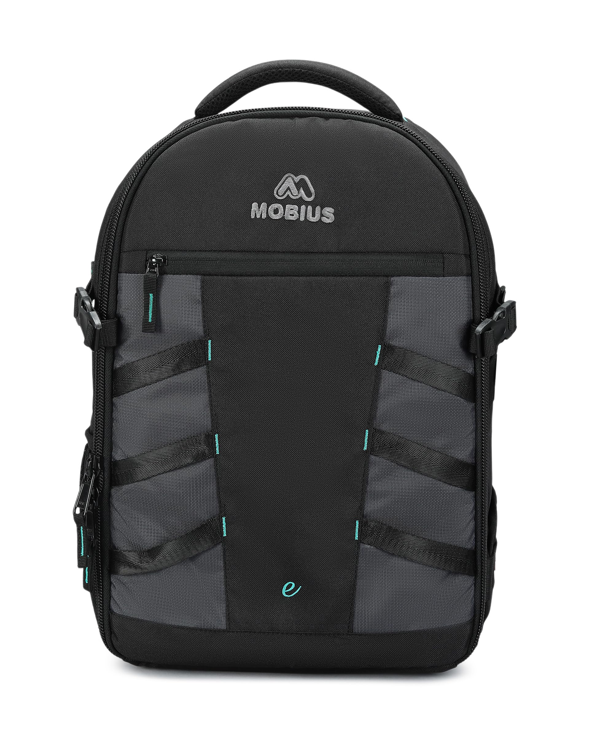 Professional Camera Backpack, Fits 2 DSLR/DSLM Bodies, 4-5 Lenses, 15.4-inch Laptop Sleeve, Multiple Compartments, Black