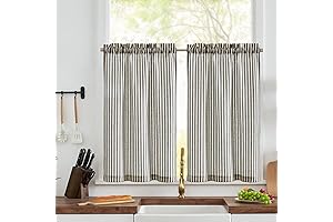 Premium Linen Small Kitchen Curtains for Timeless Style