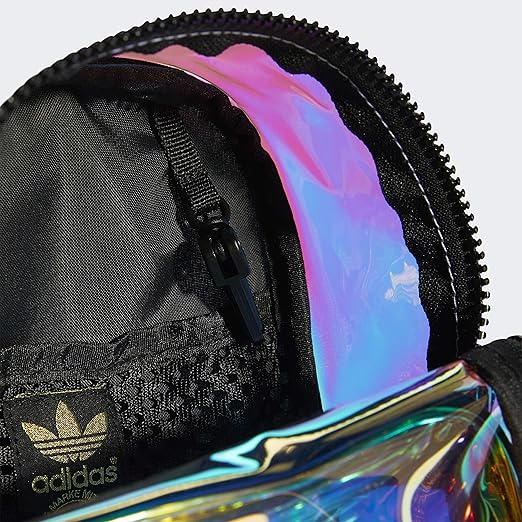 mini iridescent backpack adidas