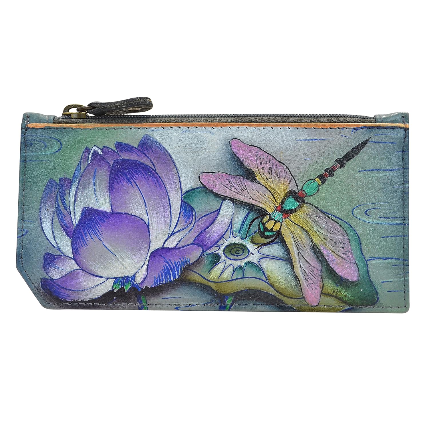 Anuschka Women's Hand-Painted Genuine Leather RFID Blocking Card Case with Coin Pouch - Review, Price and Buying Guide