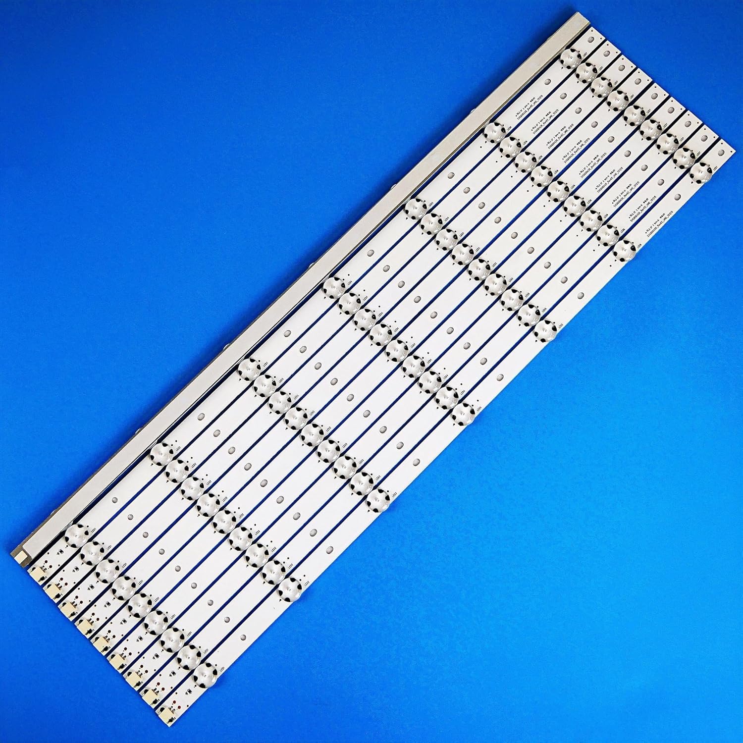 10 Pieces LED Backlight Strips for 60‘’TV Vizio E60U-D3 SVG600A26_Rev02_UHD_151215 S600DUA-1 7LED 3V 610Mmm SVG600A26