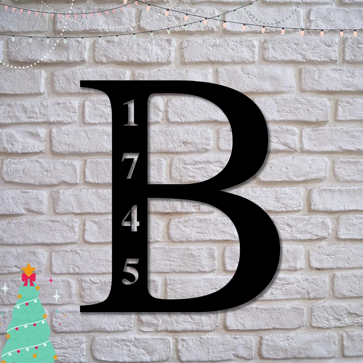 Metal address letter Name Sign, Last Name Sign, Door Hanger, Metal Wall Art, Personalized Metal Name Sign, Front Porch Sign for Home, gift