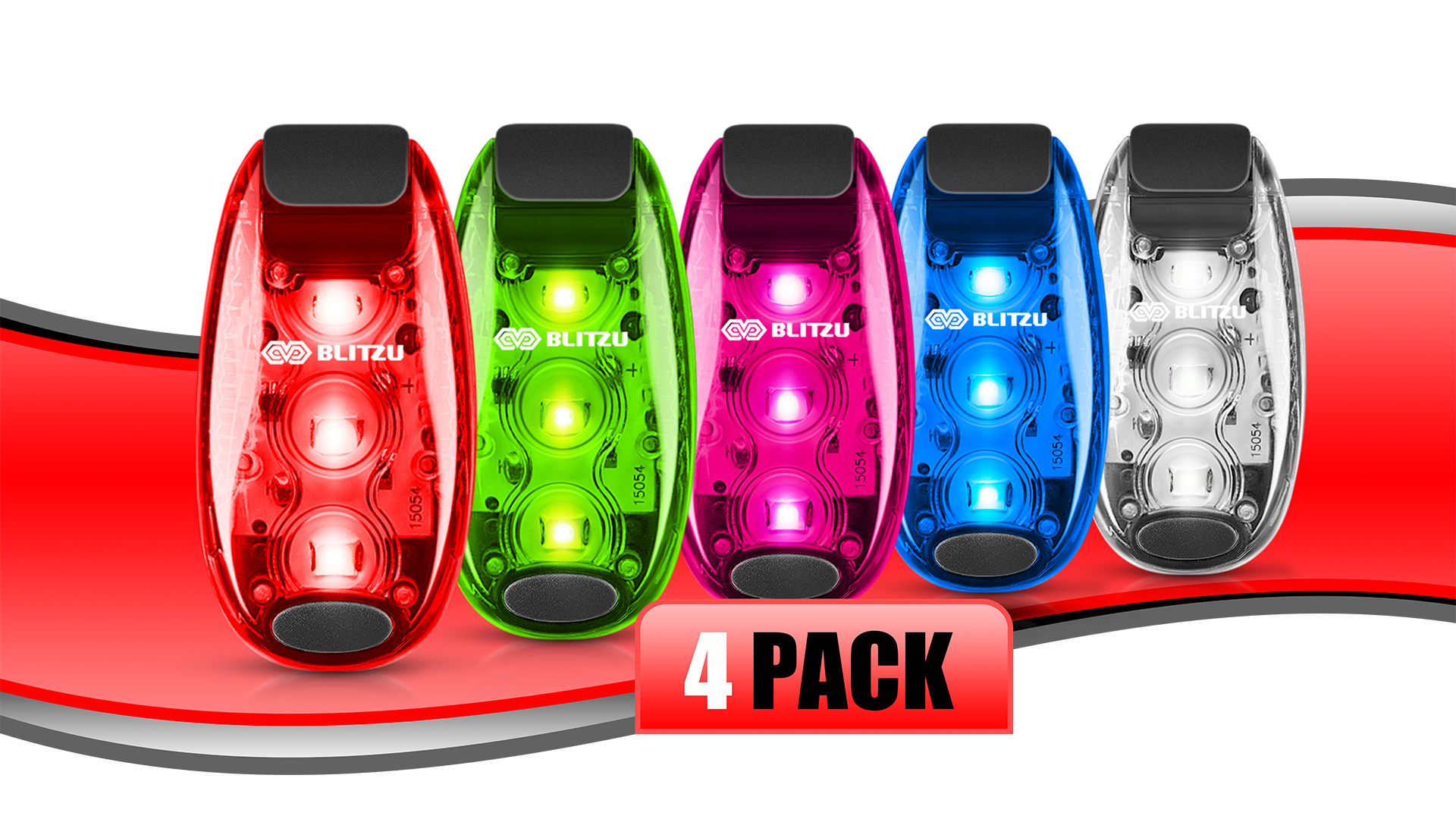 Amazon.com : 4 Pack LED Safety Light, Clip on Reflective