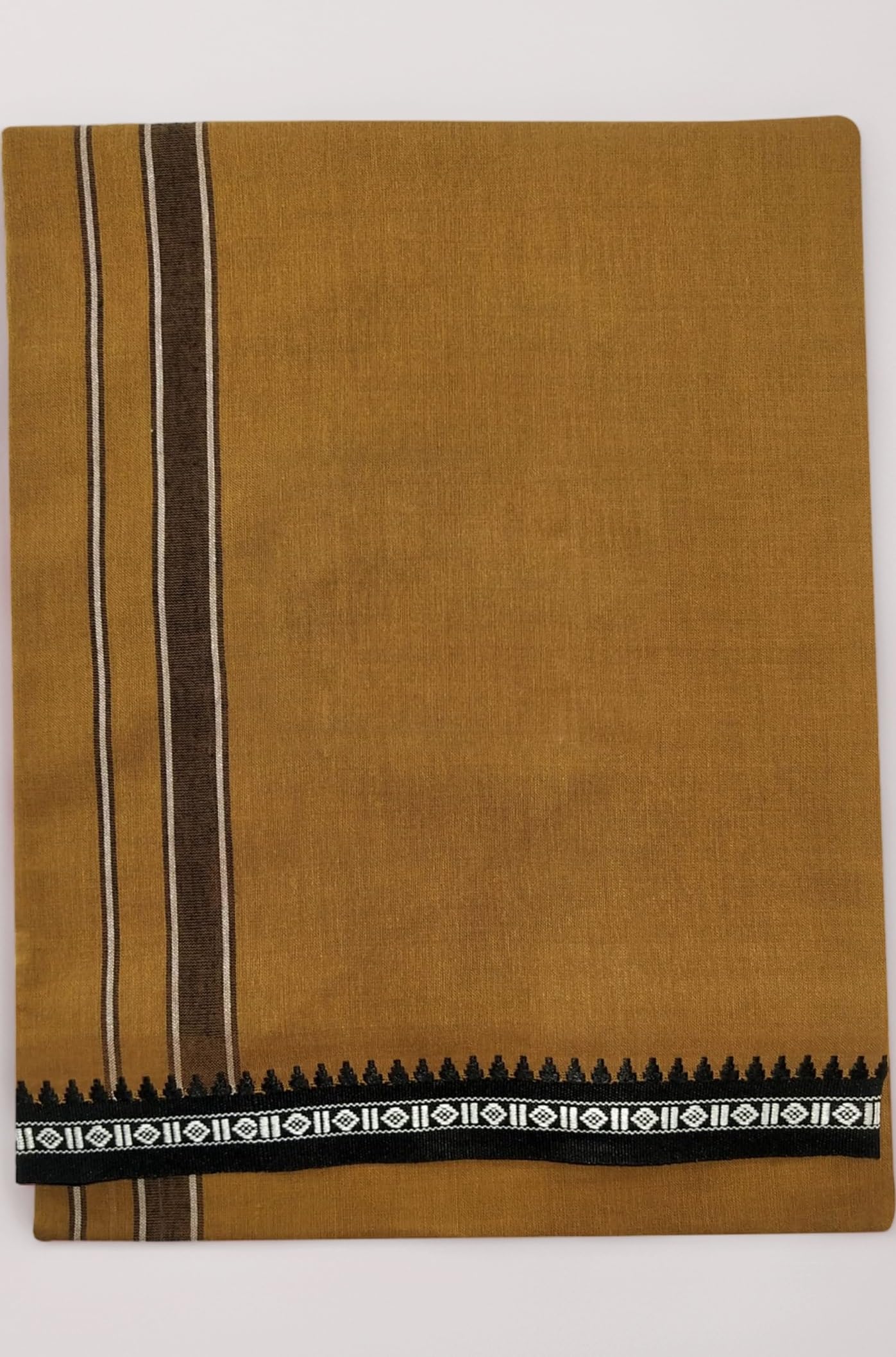 Burma poly Cotton Lungi (Brown)