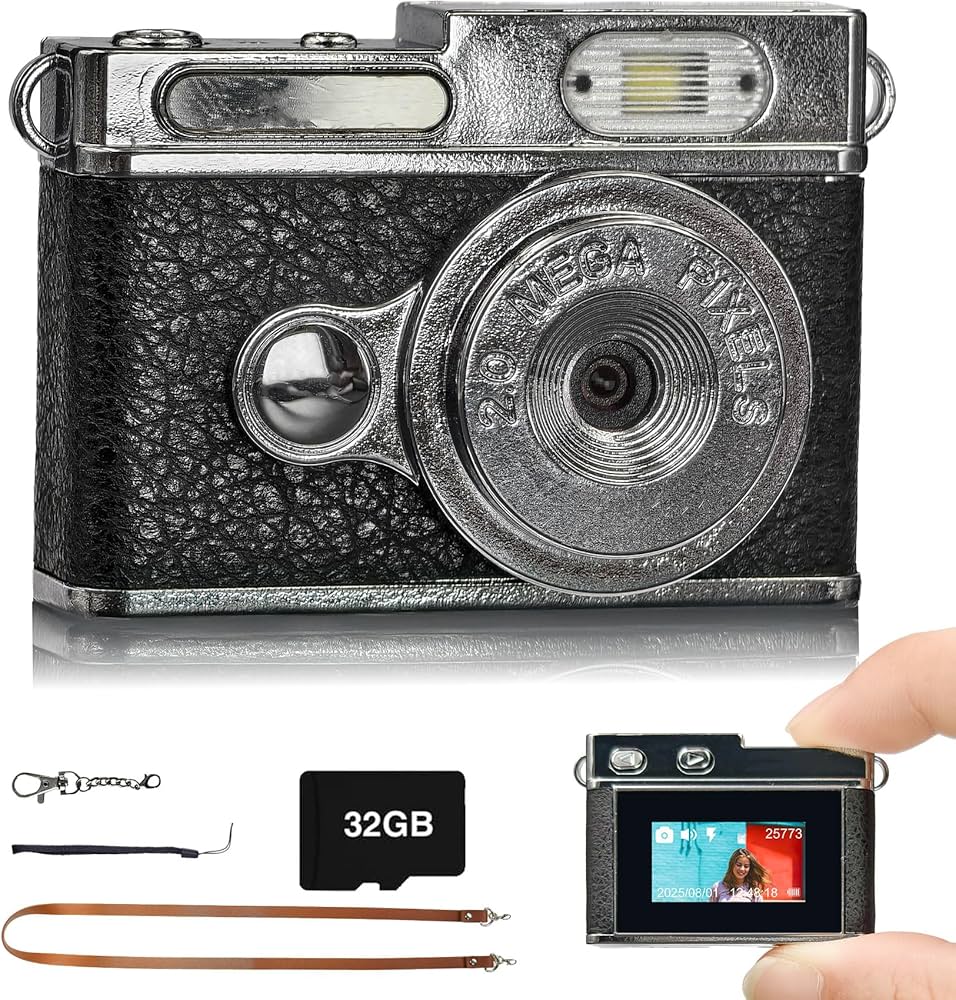 レトロデザイン】小型CCDデジタルカメラ レトロデザイン】小型CCD