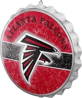 Vista 28 de NFL Team Logo Distressed Metal Hanging Wall Bottle Cap Sign