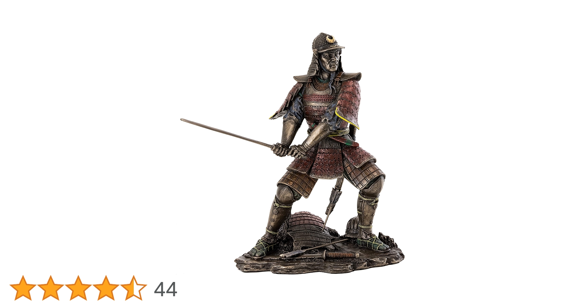 Amazon | Bronzed Japanese Samurai General Minamoto Statue