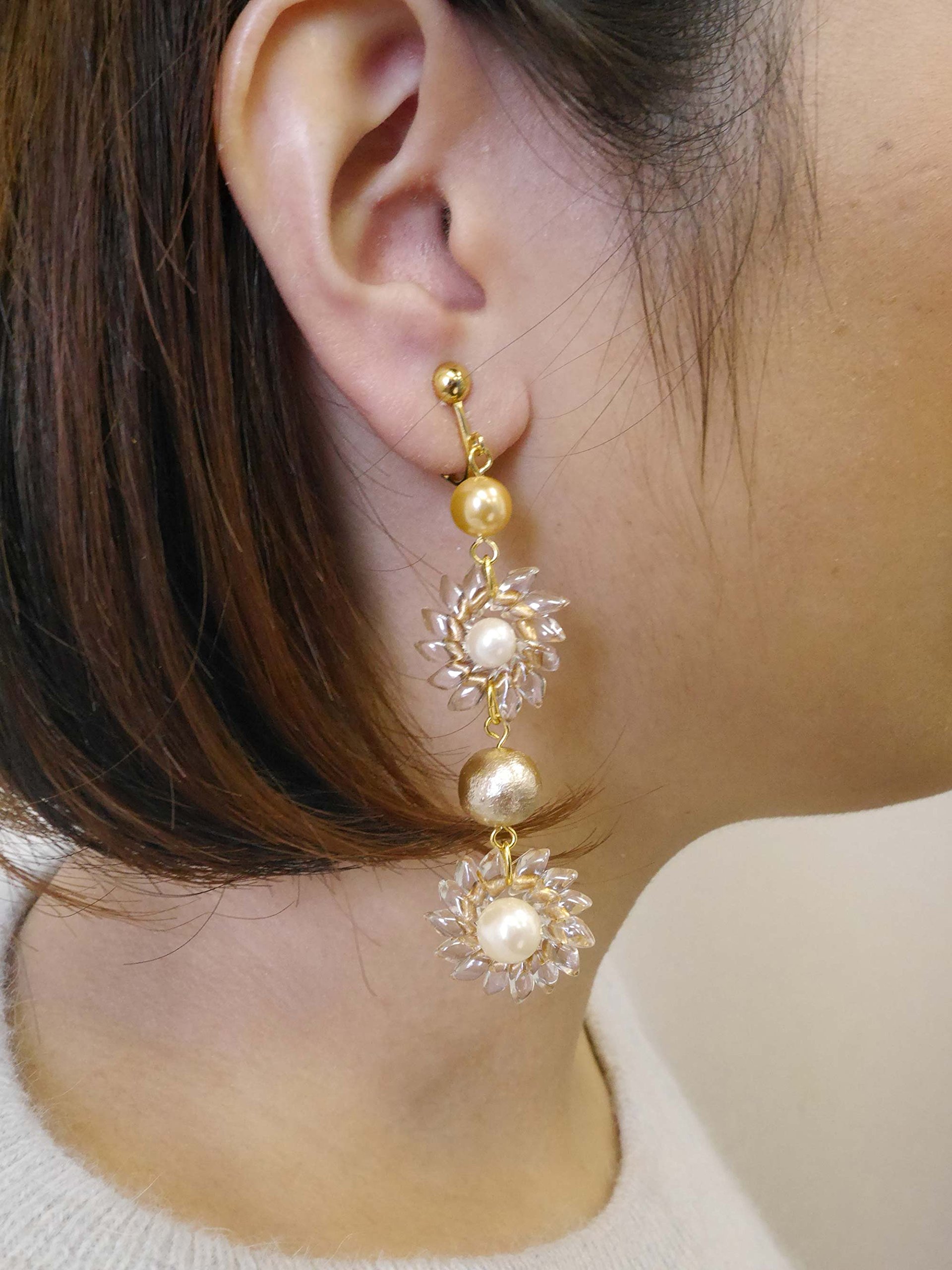 ビーズネックレス＆イヤリング Amazon | MIYUKI ビーズキット パーティーアクセサリー ネックレス